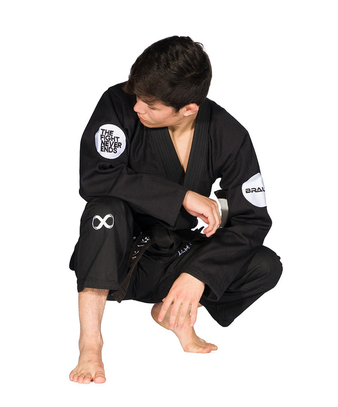 The Fight Never Ends BJJ Gi