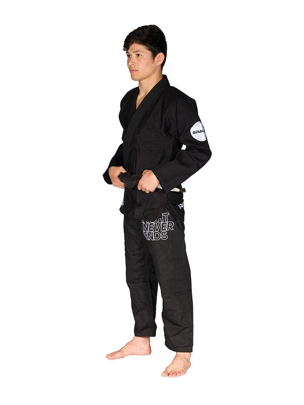 The Fight Never Ends BJJ Gi