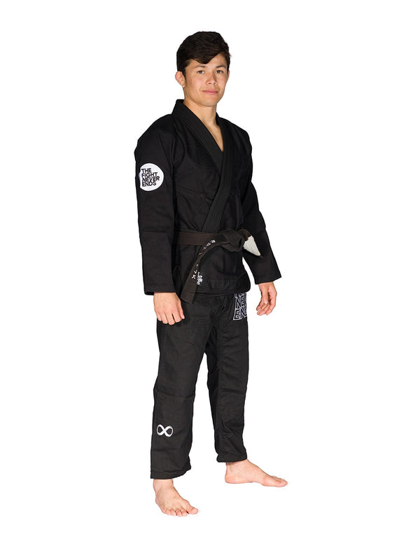 The Fight Never Ends BJJ Gi