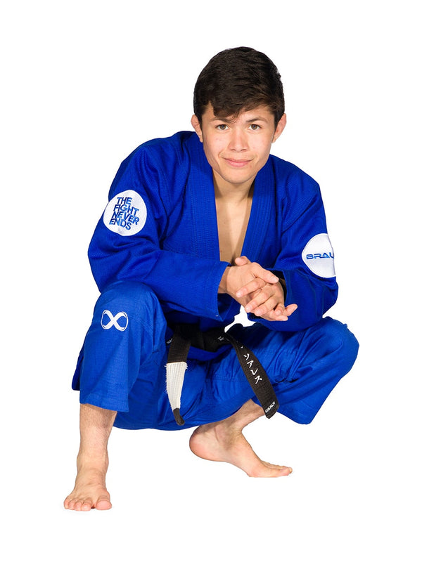 The Fight Never Ends BJJ Gi