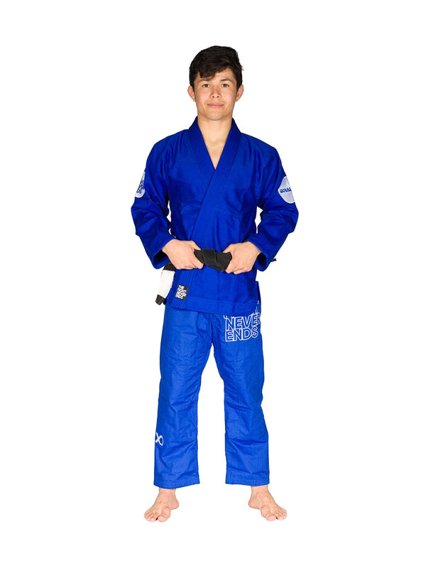 The Fight Never Ends BJJ Gi