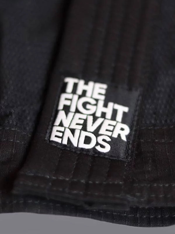 The Fight Never Ends Women's BJJ Gi