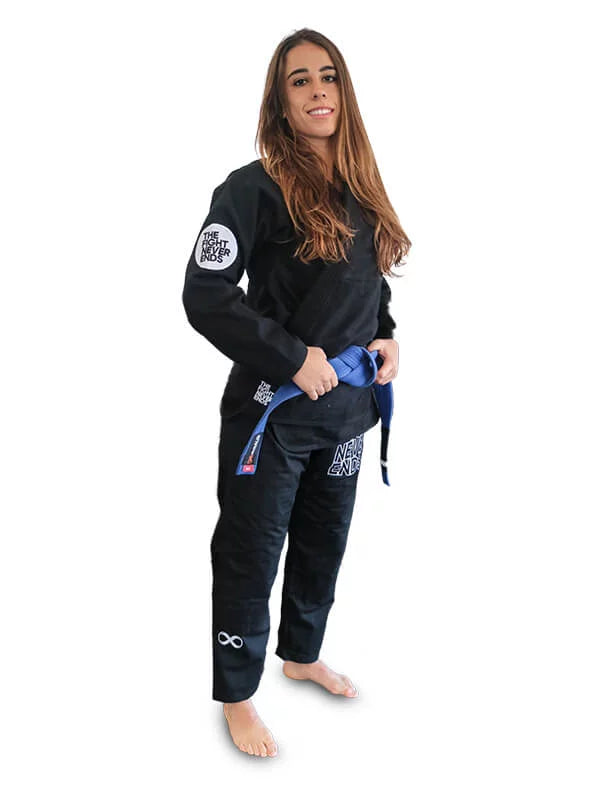 The Fight Never Ends Women's BJJ Gi