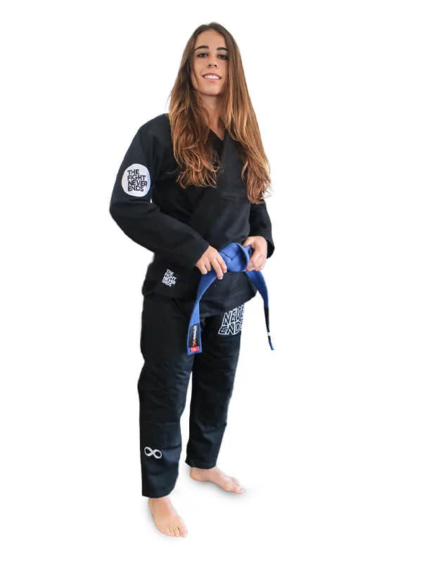 The Fight Never Ends Women's BJJ Gi