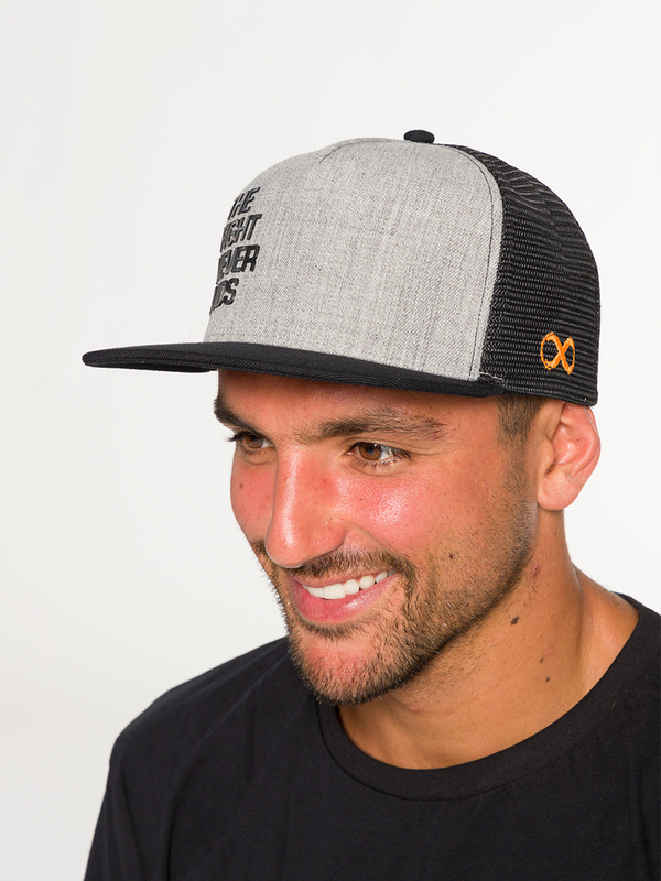 The Fight Never Ends Snapback Trucker Hat