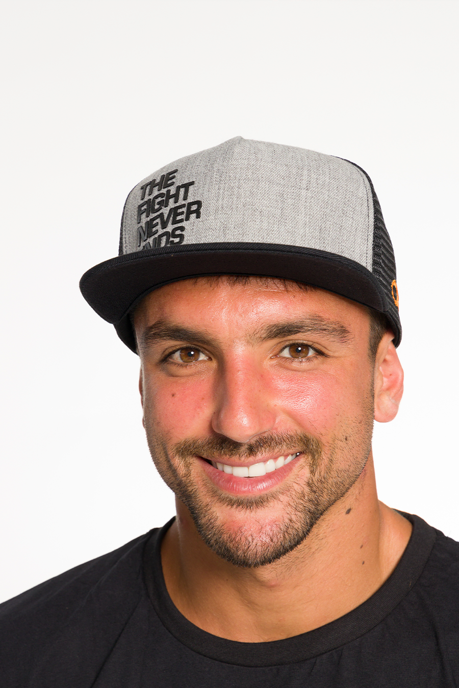 The Fight Never Ends Snapback Trucker Hat