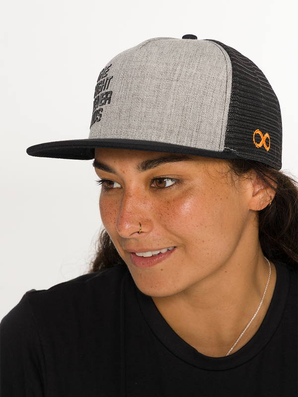 The Fight Never Ends Women's Snapback Trucker Hat