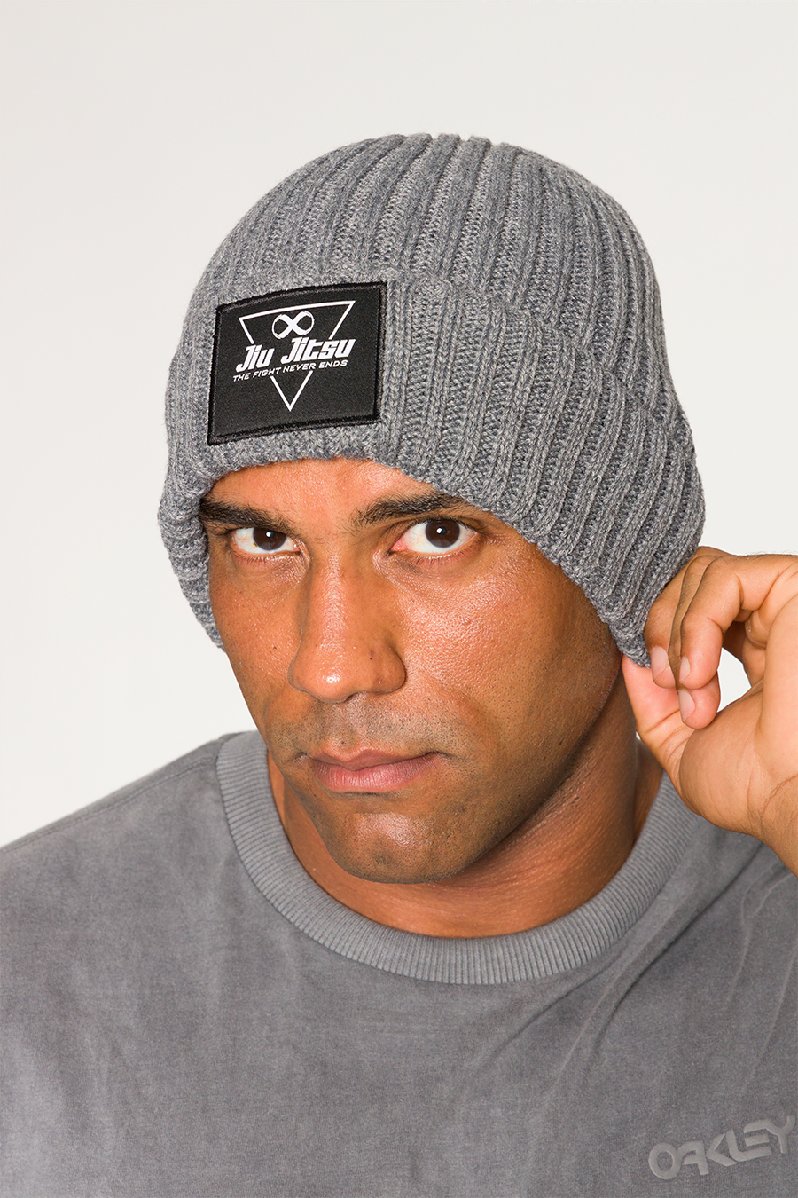 Triangle Jiu Jitsu Beanie Grey