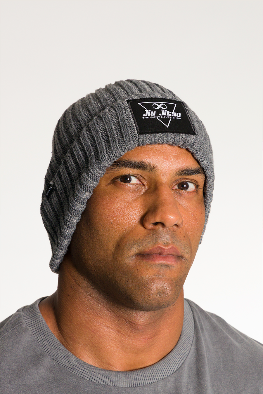 Triangle Jiu Jitsu Beanie Grey