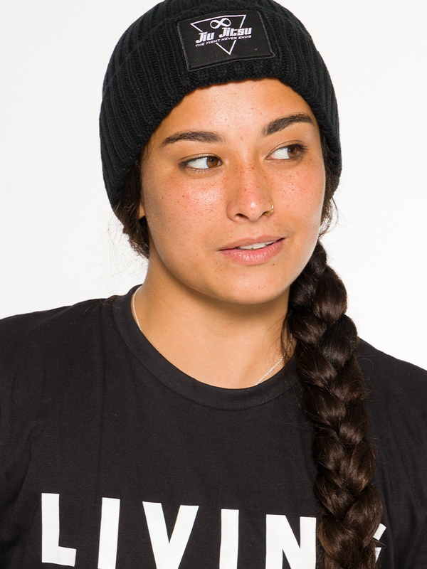 Triangle Women's Jiu Jitsu Beanie Black
