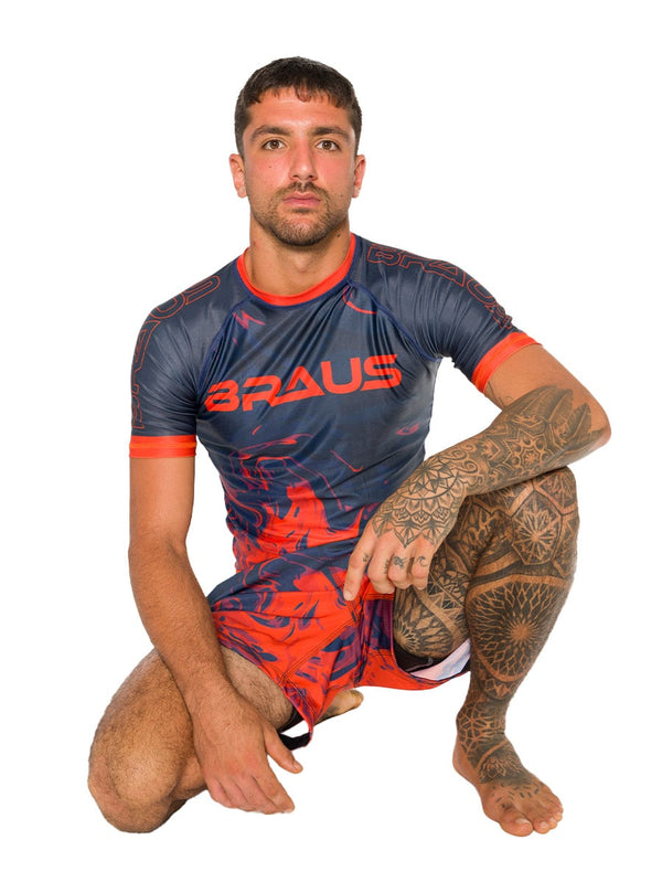 Volcano No Gi Rash Guard Short Sleeve