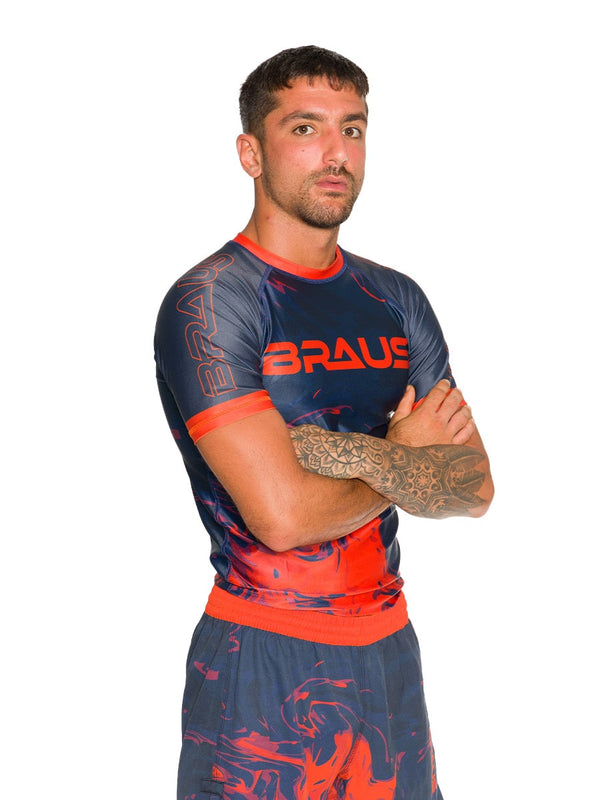 Volcano No Gi Rash Guard Short Sleeve