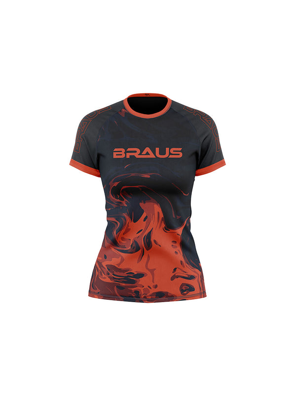 Volcano Women's No Gi Rash Guard Short Sleeve
