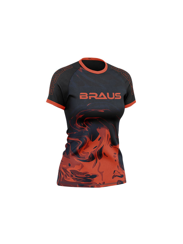 Volcano Women's No Gi Rash Guard Short Sleeve