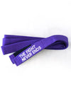 The Fight Never Ends Belt Black White Blue Purple Brown