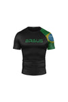 Flags No Gi Rash Guard Short Sleeve