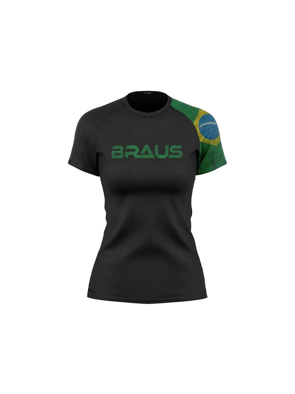 Flags Women's No Gi Rash Guard Short Sleeve