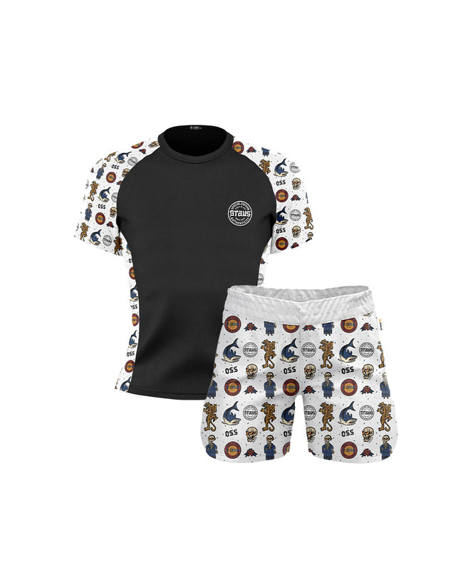 Kids Chill and Jiu No Gi Set + Free Sticker