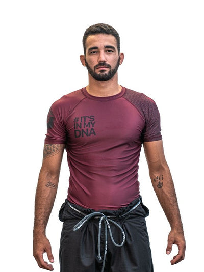 DNA No Gi Rash Guard Short Sleeve Purple