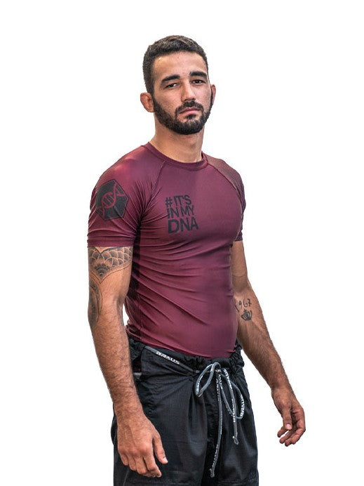 DNA No Gi Rash Guard Short Sleeve Purple