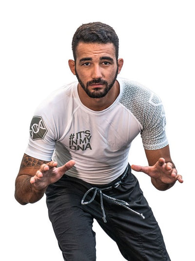 DNA No Gi Rash Guard Short Sleeve White