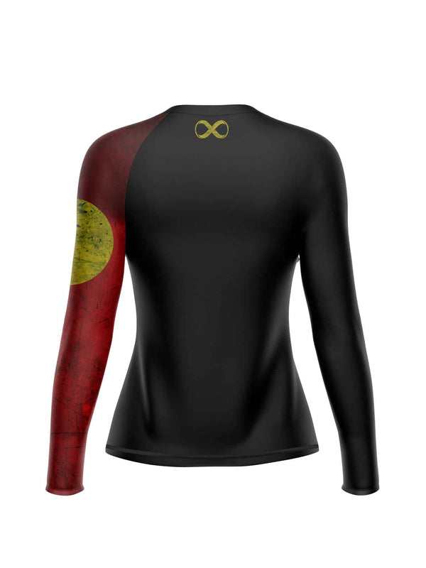 Flags Women's No Gi Rash Guard Long Sleeve
