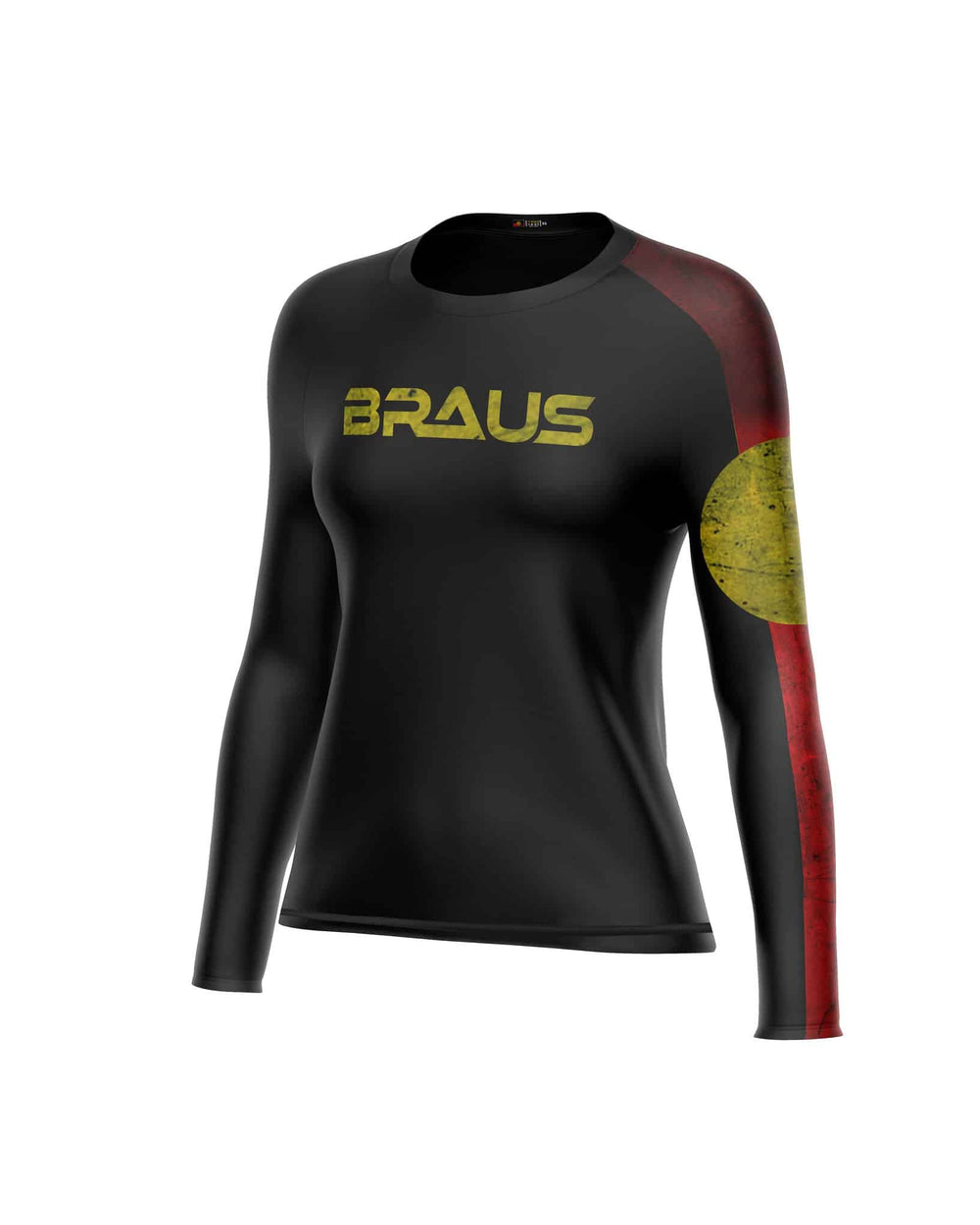 Flags Women's No Gi Rash Guard Long Sleeve