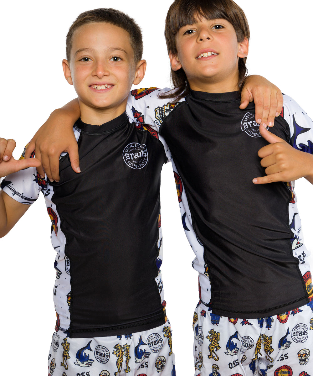 Kids Chill and Jiu No Gi Set + Free Sticker