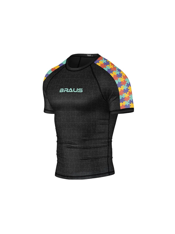 Puzzle No Gi Rash Guard Short Sleeve