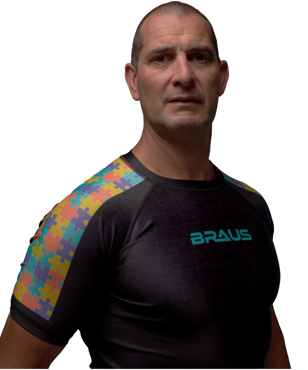 Puzzle No Gi Rash Guard Short Sleeve