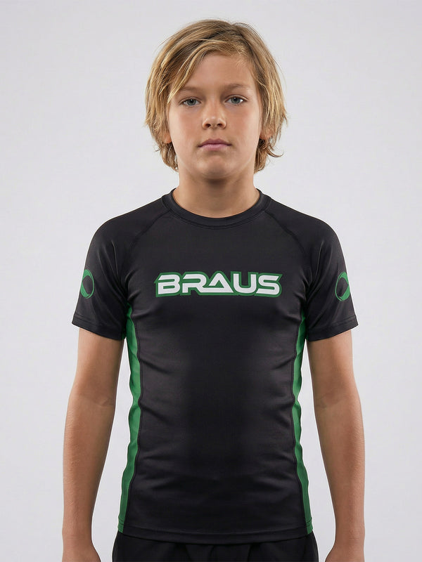 Ranked Boost Kids Rash Guard Short Sleeve