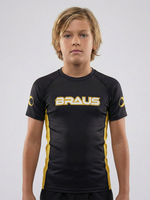 Ranked Boost Kids Rash Guard Short Sleeve