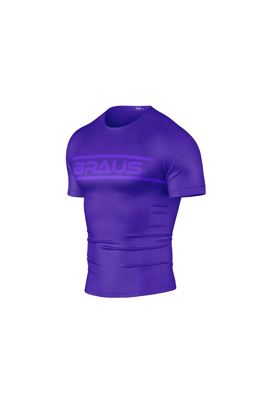 Ranked V1 No Gi Rash Guard Short Sleeve Purple