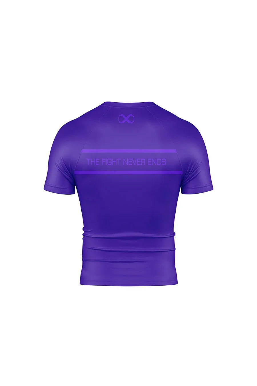 Ranked V1 No Gi Rash Guard Short Sleeve Purple