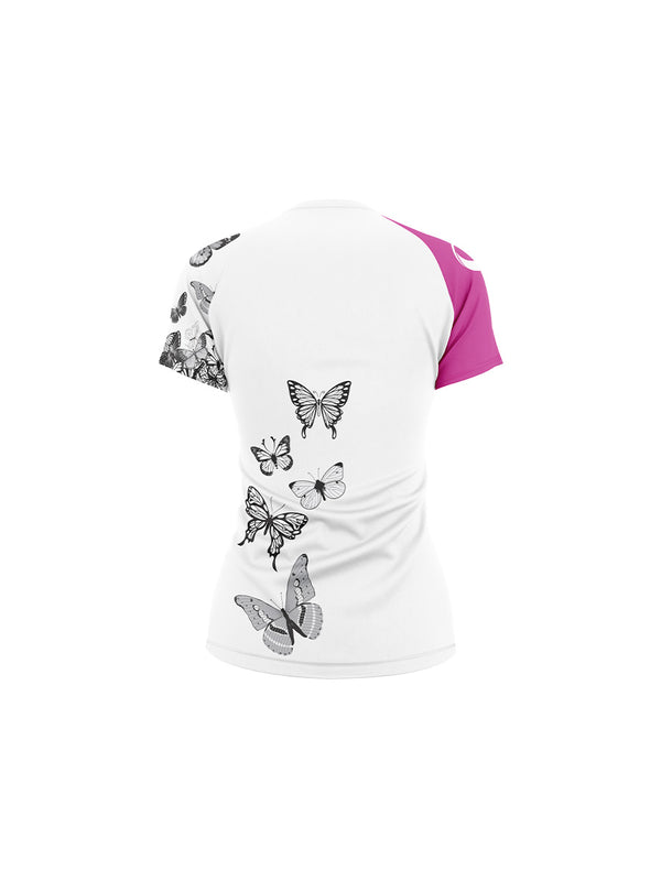 Butterfly Women's No Gi Rash Guard Short Sleeve
