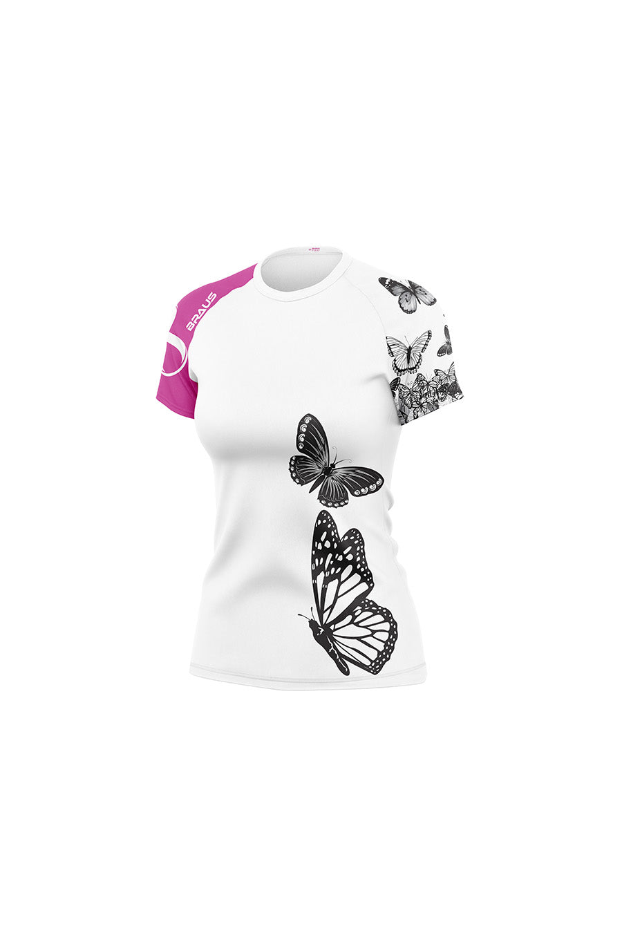 Butterfly Women's No Gi Rash Guard Short Sleeve