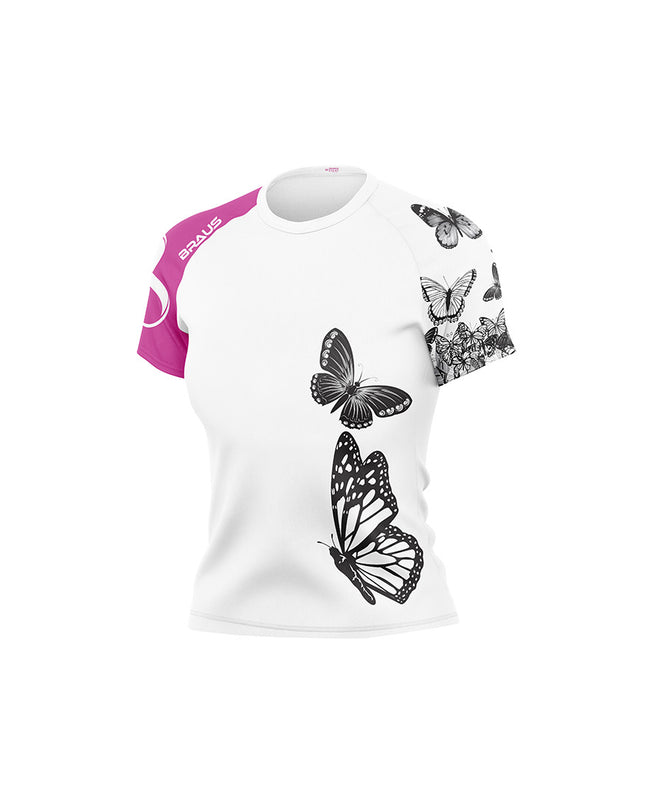 Butterfly Kids No Gi Rash Guard Short Sleeve