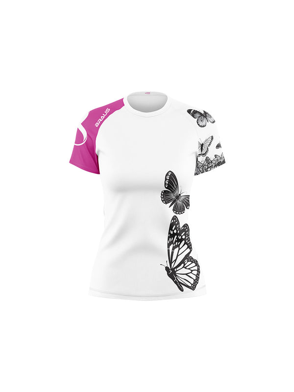 Butterfly Women's No Gi Rash Guard Short Sleeve