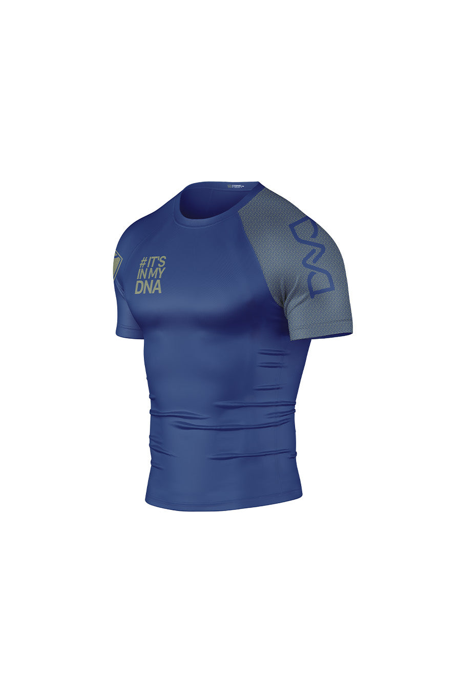 DNA No Gi Rash Guard Short Sleeve Blue