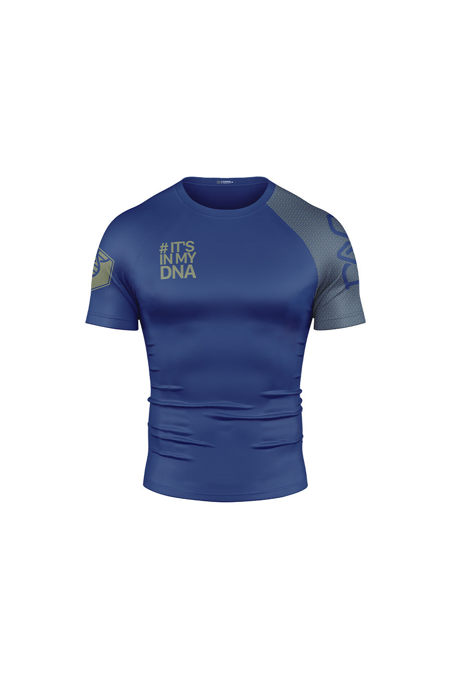 DNA No Gi Rash Guard Short Sleeve Blue