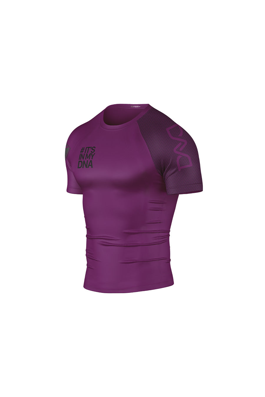 DNA No Gi Rash Guard Short Sleeve Purple