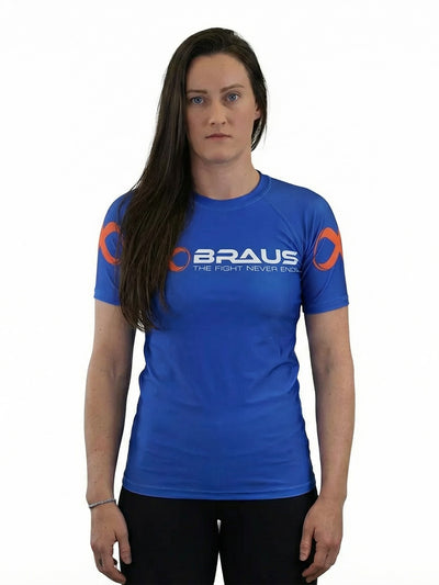 Ranked Women's No Gi Rash Guard Short Sleeve