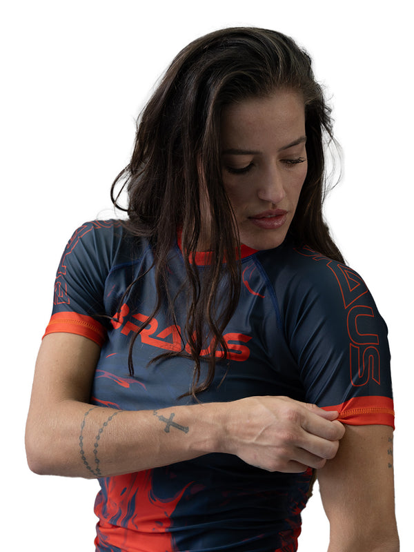 Volcano Women's No Gi Rash Guard Short Sleeve