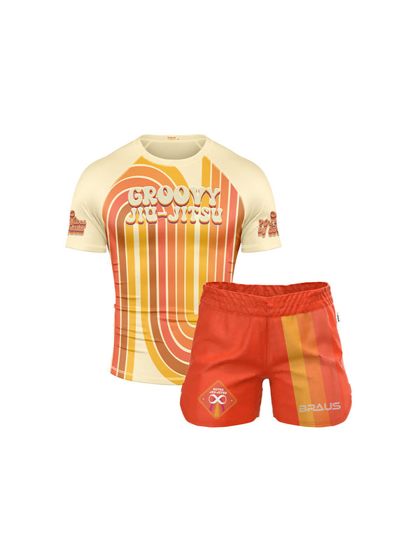 Men Groovy 70s Retro No Gi Set + Free Finger Tape