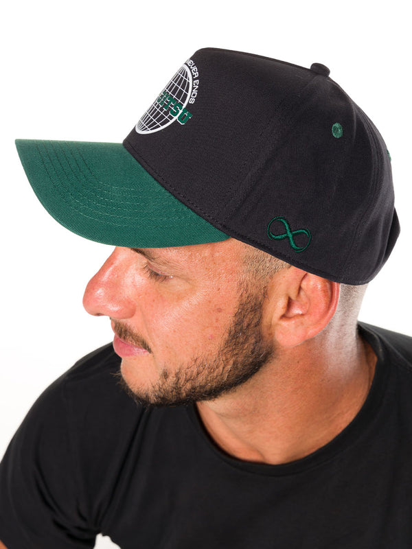 Jiu Jitsu World Green A-Frame Hat