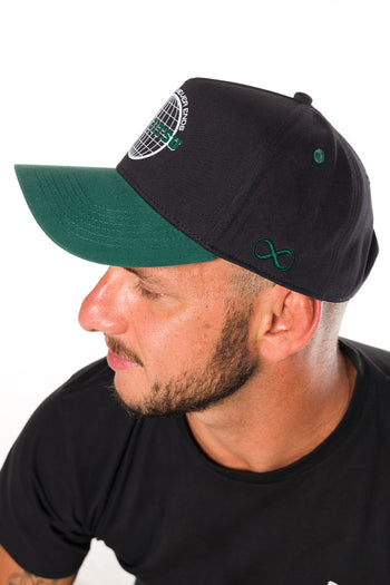 Jiu Jitsu World Green A-Frame Hat