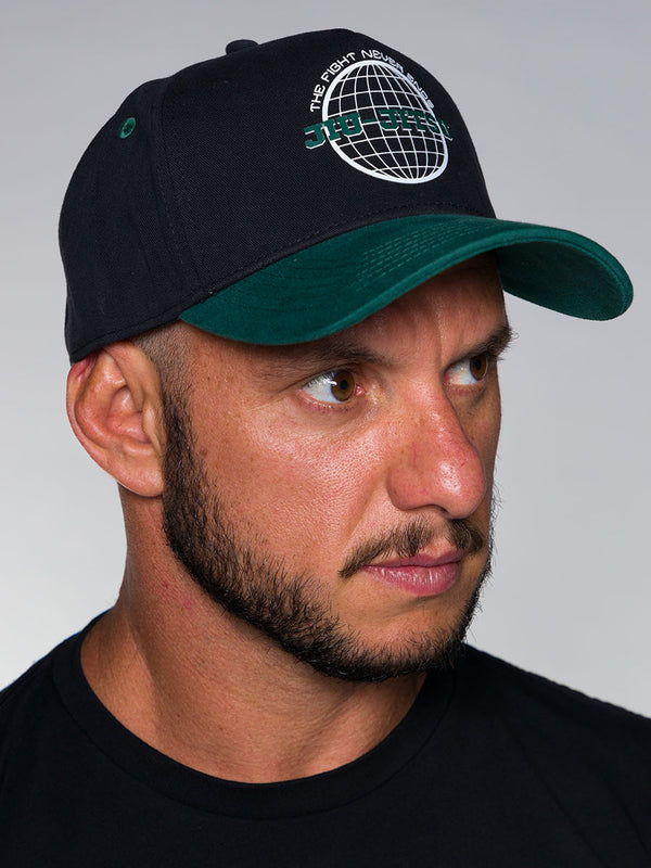 Jiu Jitsu World Green A-Frame Hat