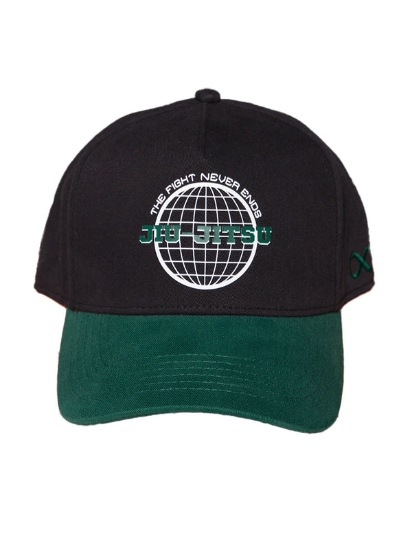 Jiu Jitsu World Green A-Frame Hat