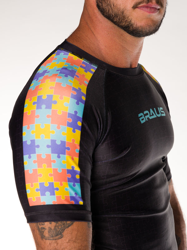Puzzle No Gi Rash Guard Short Sleeve