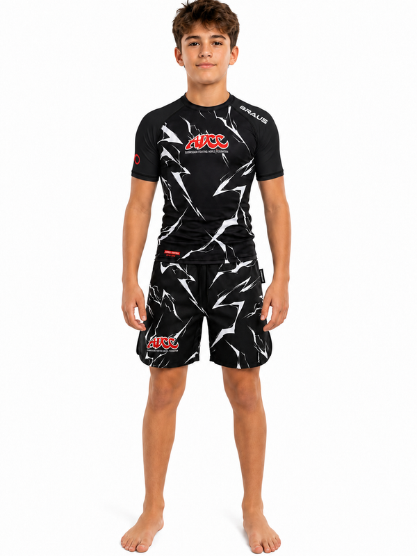 ADCC Lightning Fight Shorts Black Kids